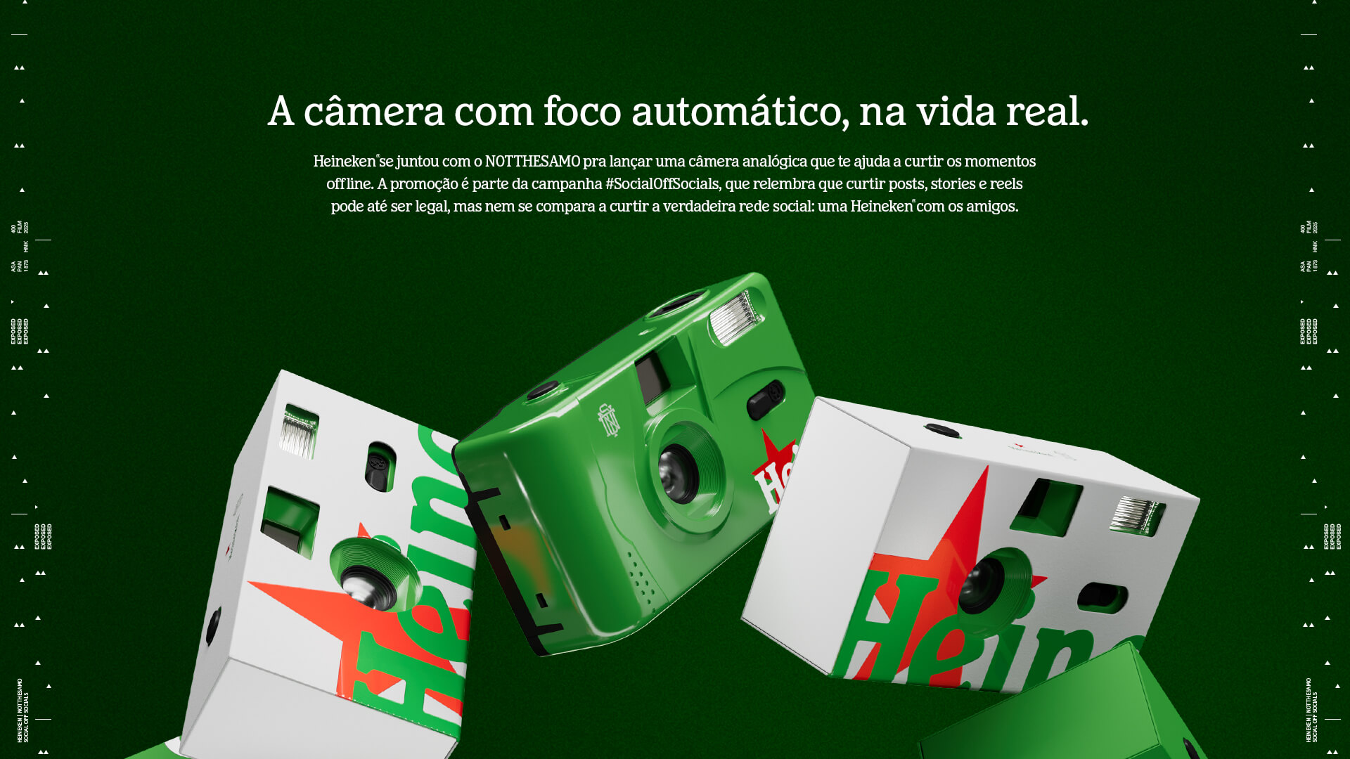 A câmera com foco automático, na vida real