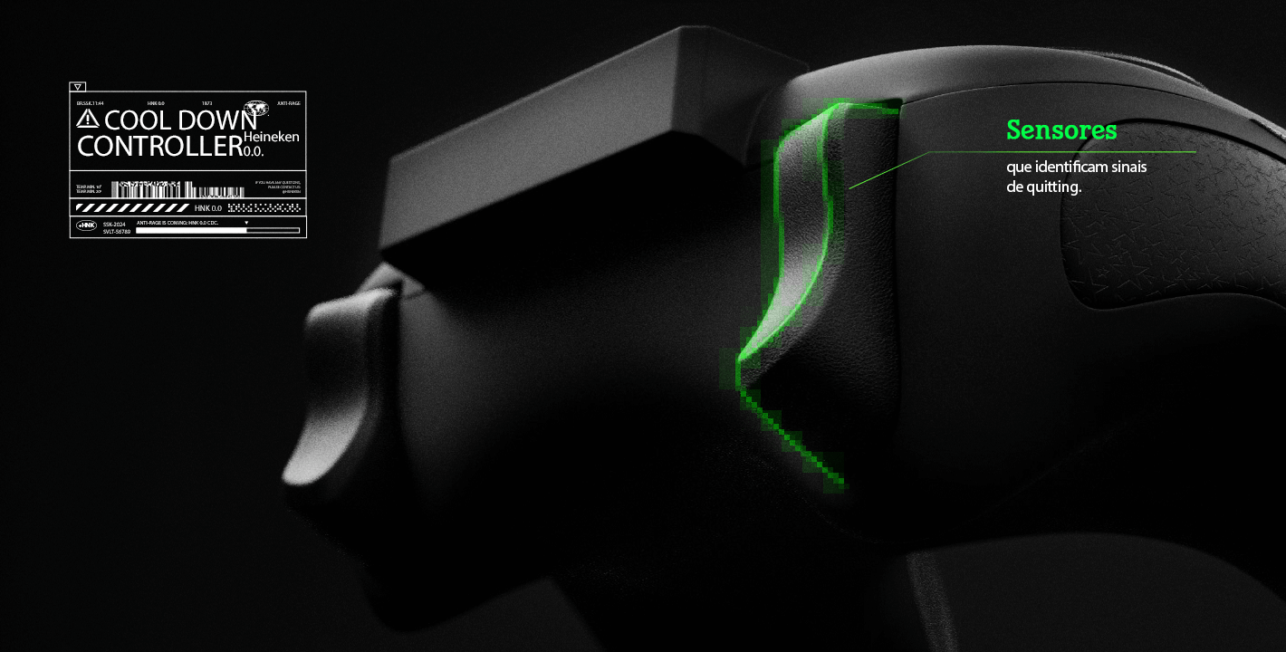 Cool Down Controller, alertas que indicam quando o quit está próximo