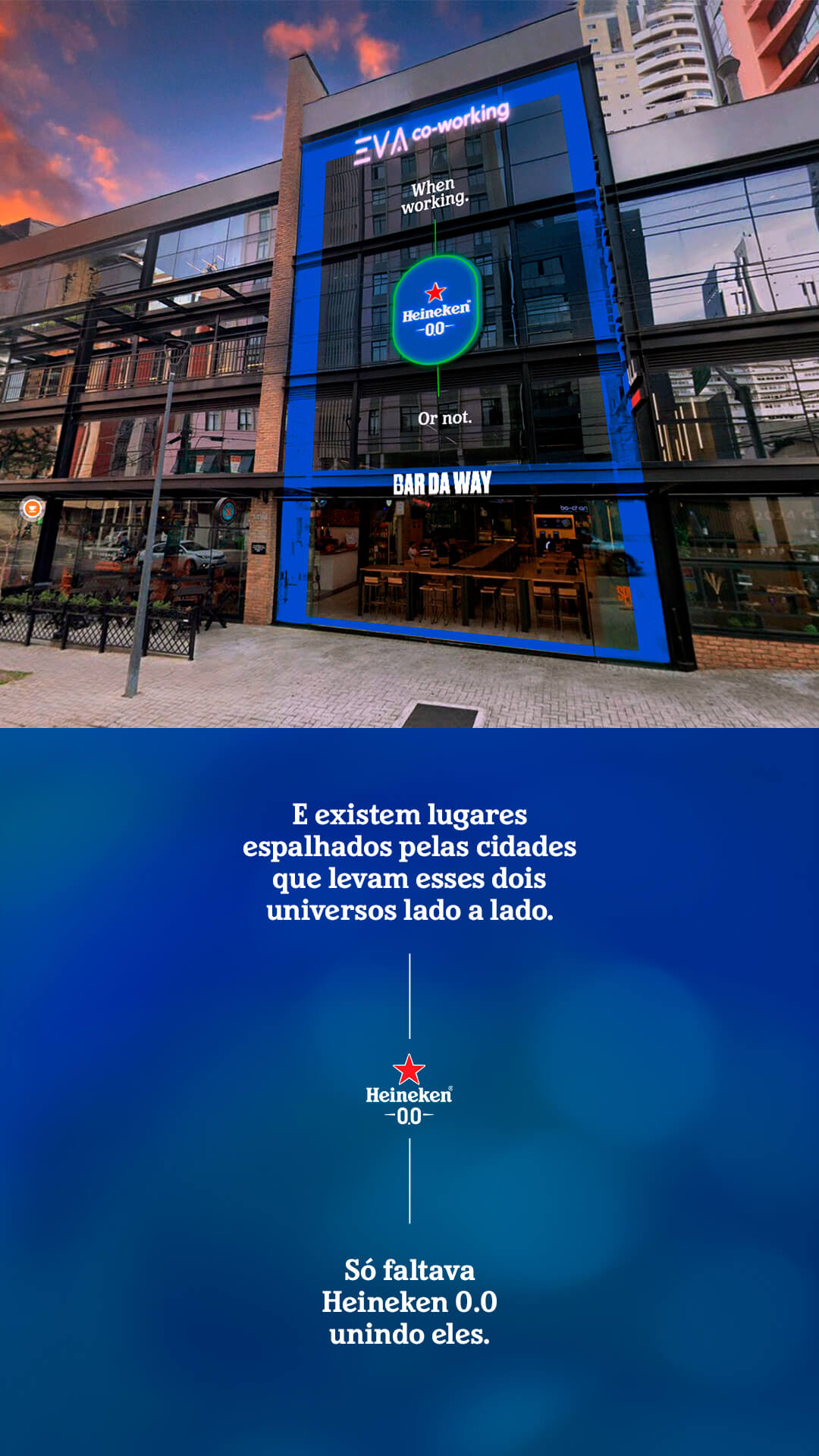 Existem lugares espalhados pelass cidades qie levam esses dois universos lado a lado. 