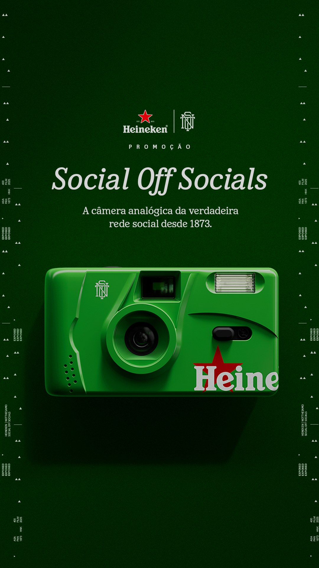 Promoção Social Off Socials, a câmara analógia da verdadeira rede social desde 19873