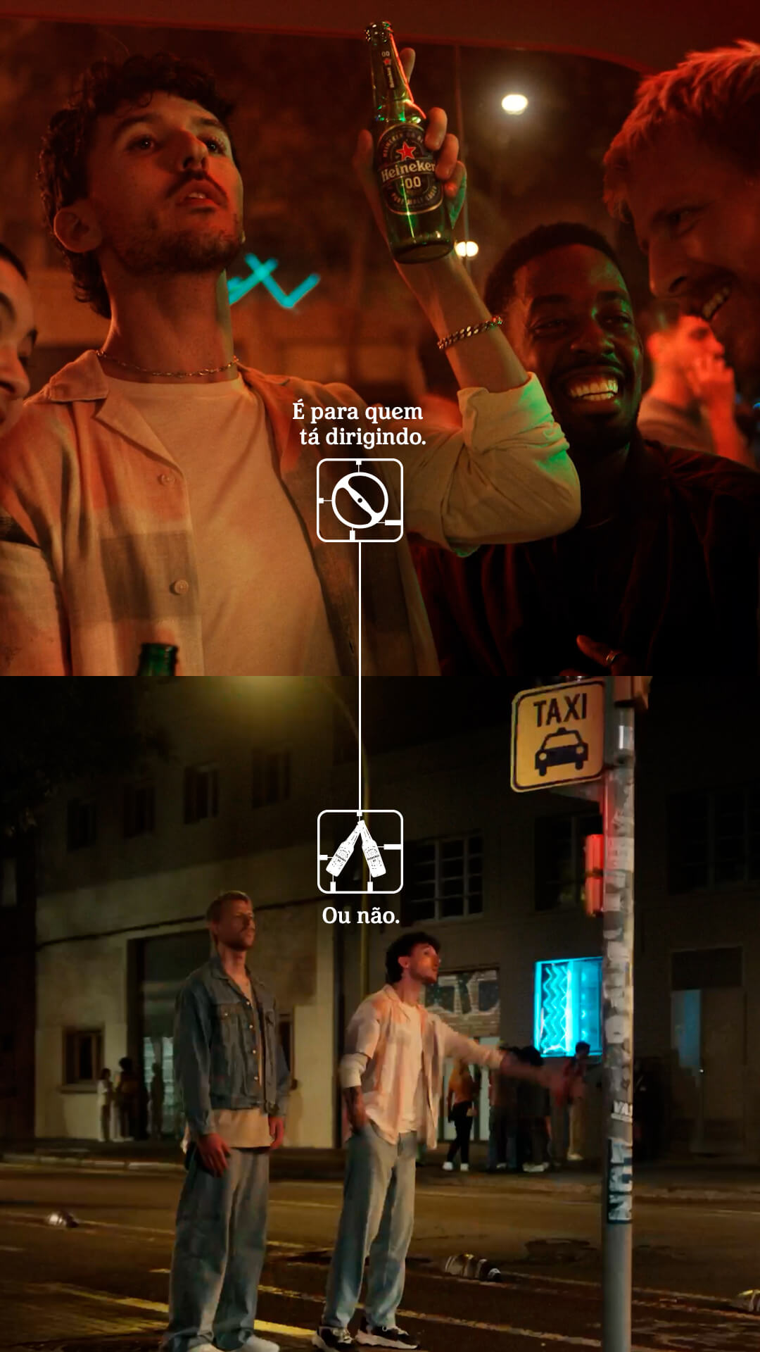 é para quem ta dirigindo - ou não