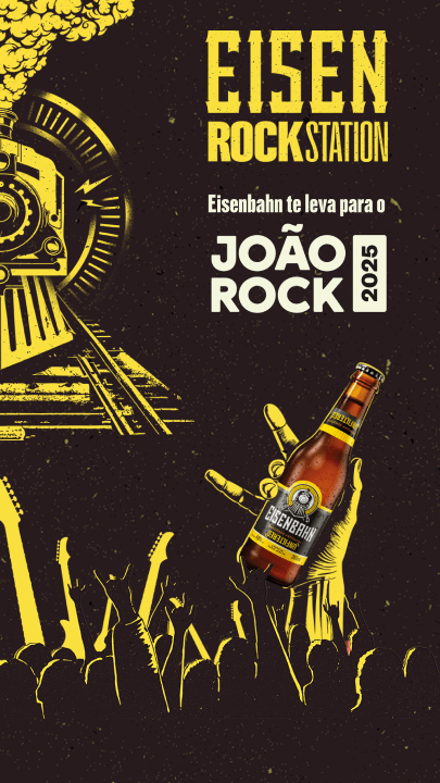 Eisenbhan rock station, voce no camarote no joão rock, pronto para curtir o maior festival nacinonal cerveja de qualidade