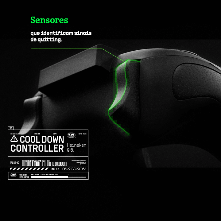 Cool Down Controller, alertas que indicam quando o quit está próximo