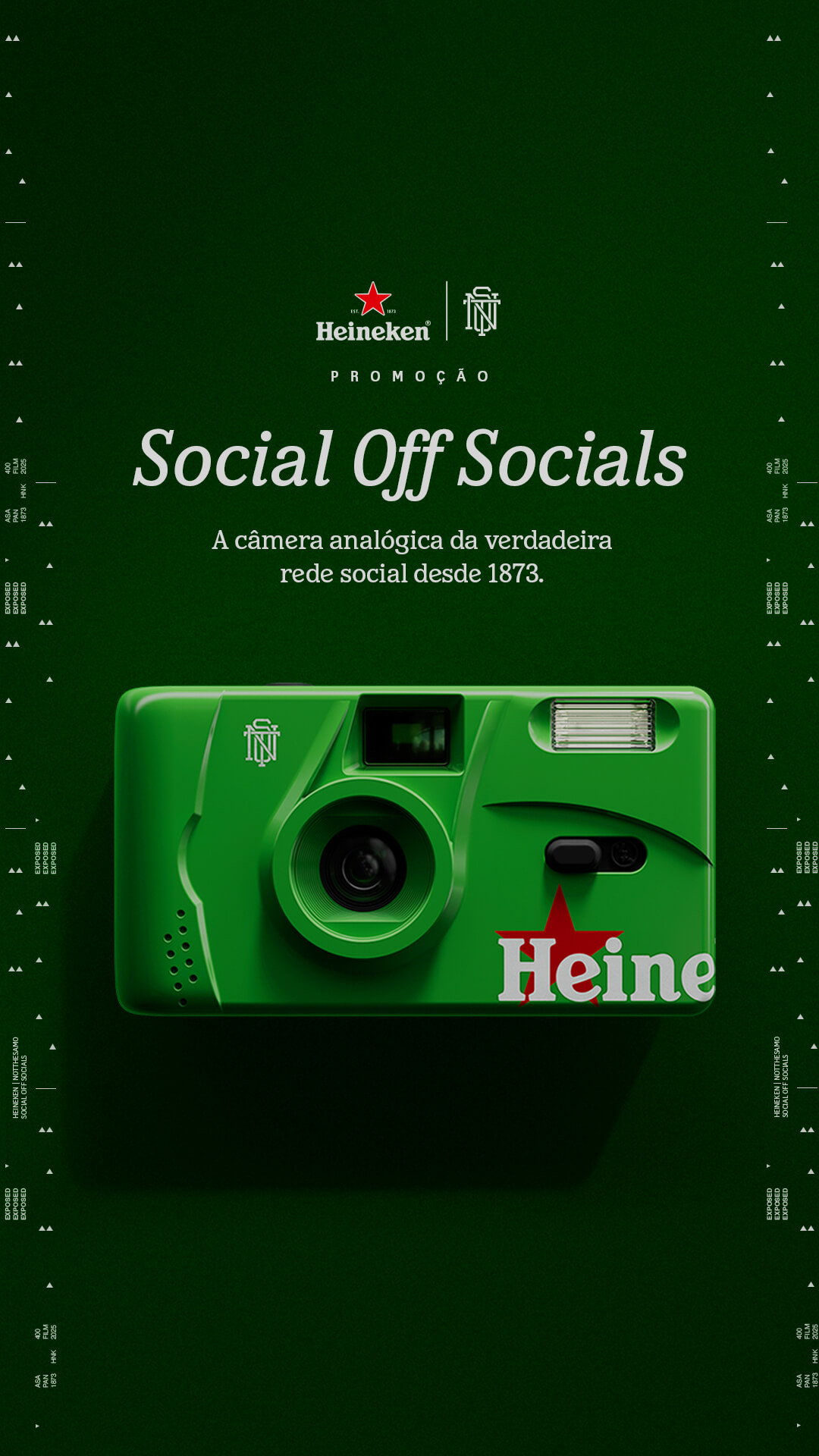 Promoção Social Off Socials, a câmara analógia da verdadeira rede social desde 19873