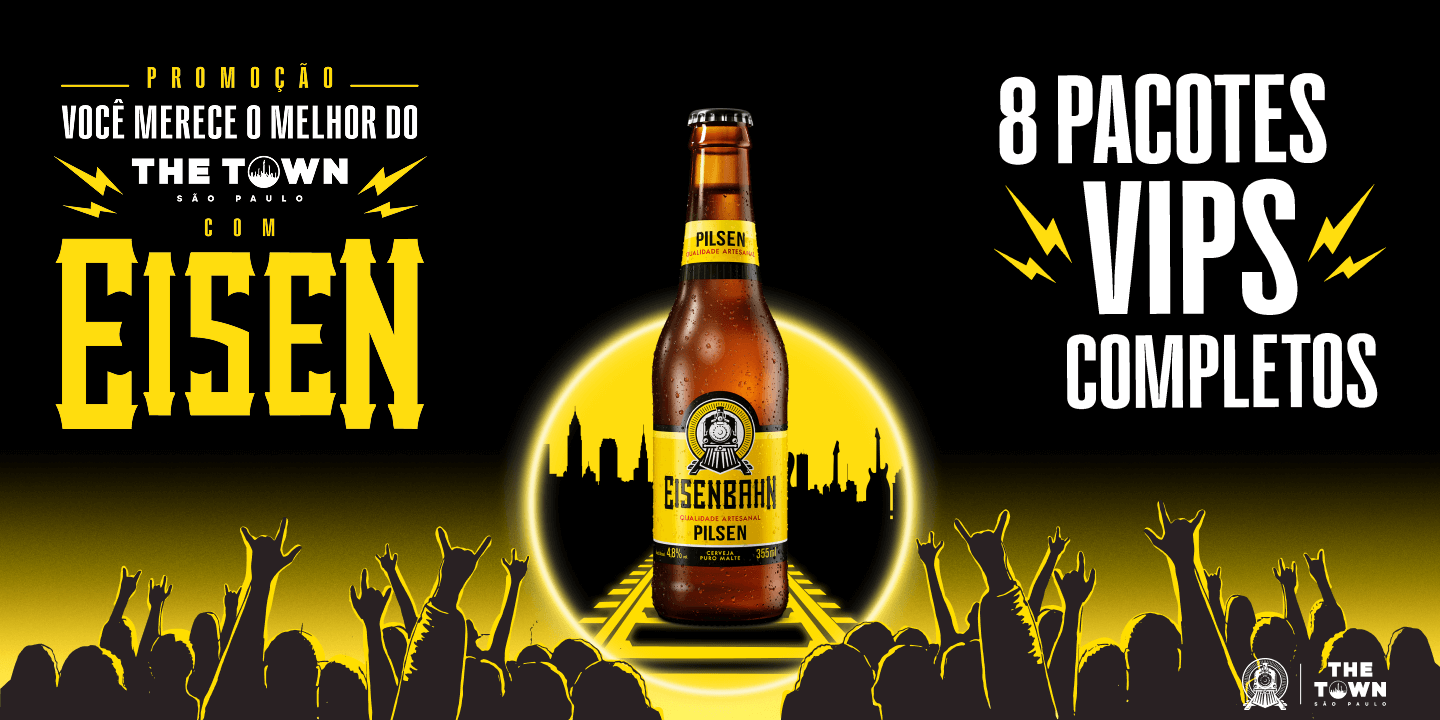 Você merece o melhor do THE TOWN São Paulo com Eisen
